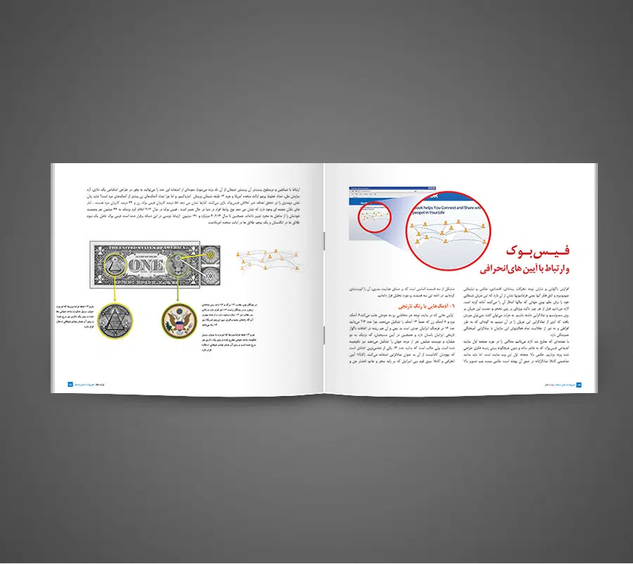 طراحی و چاپ کاتالوگ فیس بوک از نمایی نزدیک تر