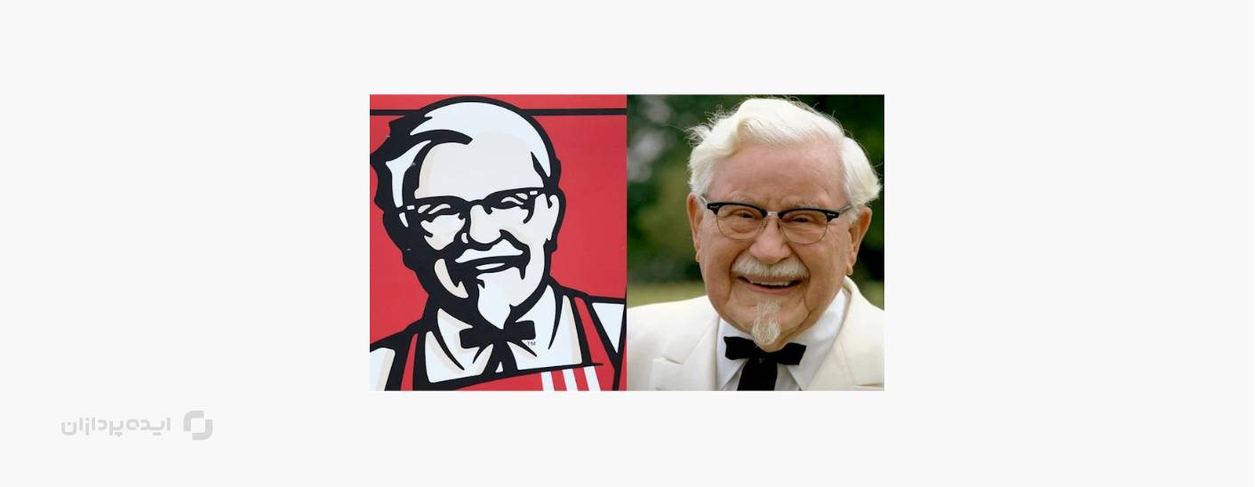 بررسی برند و لوگو شخصیت کارتونی kfc